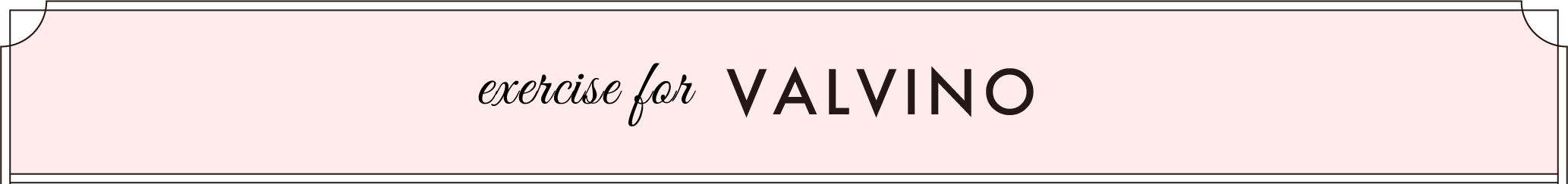 excercise for VALVINO
